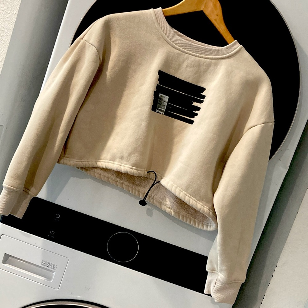 Mid Drift Half Sweat Crop Top!